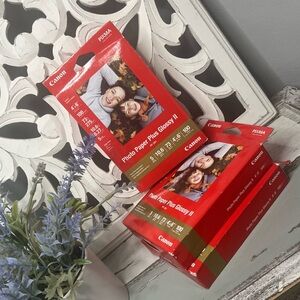 NEW Canon Photo Paper Bundle Glossy Plus II PP-201 4x6 100 Sheet Set